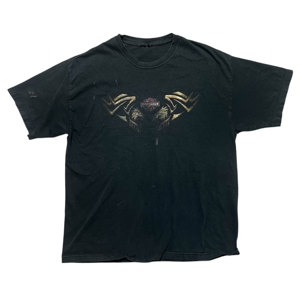 VTG 2002 Y2K Harley Davidson Tee Colorado Tribal Faded Men’s Size Medium Biker